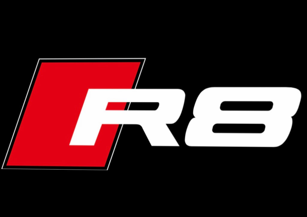 AUDI R8 LOGO PROJECTOT LIGHTS Nr.124 (quantity 1 = 2 Logo Films /2 doo