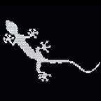 AUDI QUATTRO GECKO LOGO PROJEKTOT LIGHTS Nr.67 (Menge 1 = 2 Logo Films /2 Türlichter in der Kombi-Zone