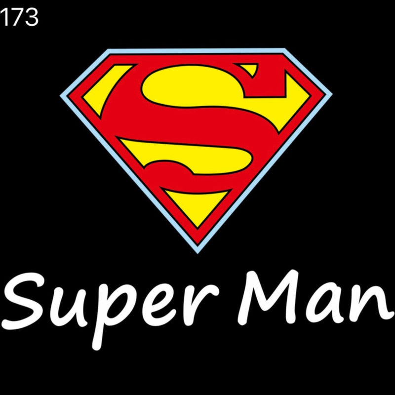 Super Man Logo Nr.215 (quantità 1 = 2 Logo Films / 2 luci porta）