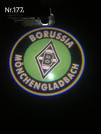 MÖNCHENGLADBACH Football CLUB Logo Nr.261 (quantità 1 = 2 Logo Films /2 porta luci)