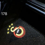 Football CLUB Galatasaray S.K. 1905 Logo door lights Nr.260   (quantity 1 = 2 Logo Films /2 door lights）