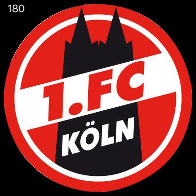köln Football CLUB Logo Nr.258 (quantità 1 = 2 Logo Films /2 porta luci)