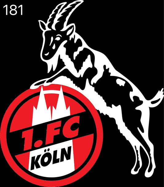 FC Köln Logo Nr.257 (الكمية 1 = 2 Logo Films /2 أضواء الباب)