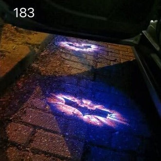 Batman Logo Nr.208 (quantité 1 = 2 films de logo / 2 lumières de porte）