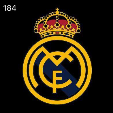 Football CLUB REAL MADRID  Logo door lights Nr.256  (quantity 1 = 2 Logo Films /2 door lights）