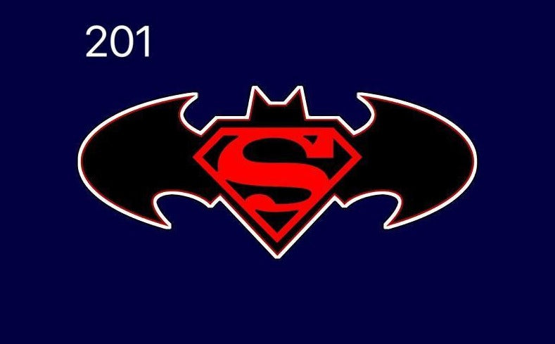 Batman Logo door lights Nr.242  (quantity 1 = 2 Logo Films /2 door lights）DC Heroes Logo