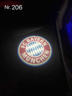 FC BAYERN Logo Nr.239 (Menge 1 = 2 Logofilme /2 Türleuchten)