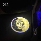 BVB DORTMUND Fußball CLUB Logo Nr.233 (Anzahl 1 = 2 Logo Folien / 2 Türleuchten）