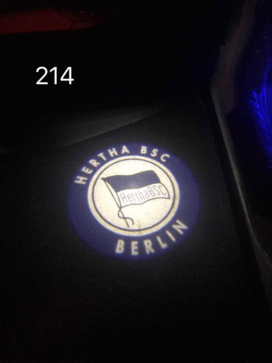 berlin hertha bsc Football CLUB Logo Nr.231 (quantité 1 = 2 Logo Films / 2 feux de porte）