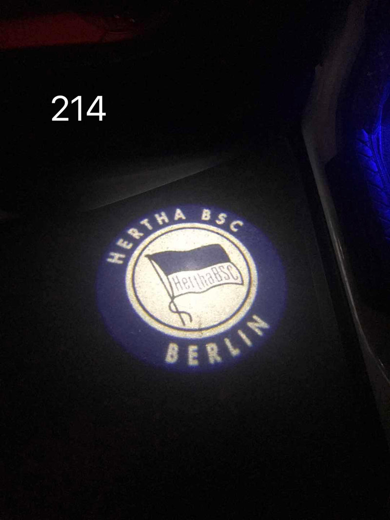 Football CLUB   Berlin hertha bsc Logo door lights  Nr.231( quantity 1 = 2 Logo Films /2 door lights）