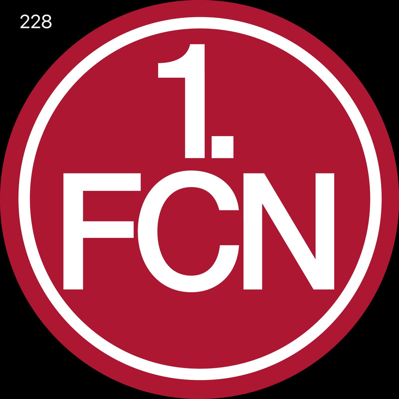 FCN Logo Nr.217 (Menge 1 = 2 Logofilme /2 Türleuchten)