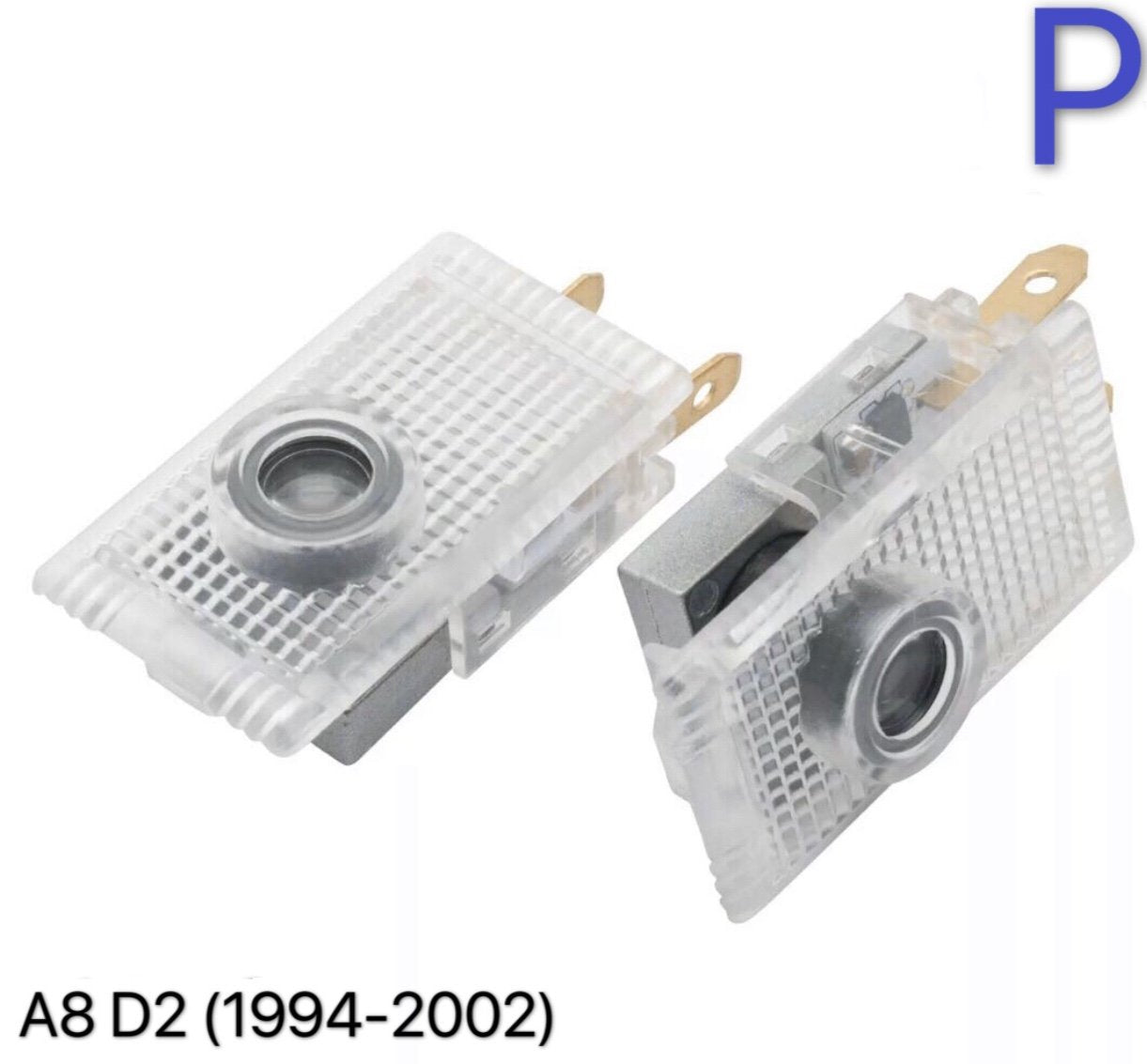 أضواء بروجكتور شعار MERCEDES BENZ رقم 01 (الكمية 1 = 1 مجموعة / 2 أضواء باب)