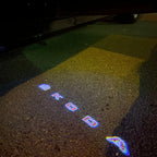 SKODA ORIGINAL LOGO PROJECTOT LIGHTS Nr.40 (quantity  1 =  2 Logo Film /  2 door lights)