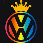 Volkswagen Door lights Original Logo  Nr. 01  ( quantity 1 = 2 logo film / 2 door lights)