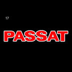 Feux de porte Volkswagen Logo PASSAT N.95 (quantité 1 = 2 films de logo / 2 feux de porte）