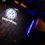 Volkswagen Türleuchten TOUAREG Logo Nr. 82 (Menge 1 = 2 Logo Folien /2 Türleuchten)