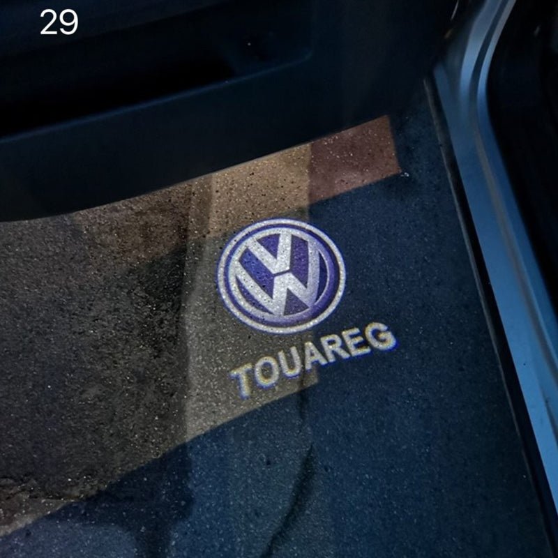 Volkswagen Door lights TOUAREG Logo Nr. 82 (quantité 1 = 2 Logo Films /2 feux de porte)