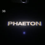 Volkswagen Luci porta PHAETON Logo Nr. 73 (quantità 1 = 2 Pellicole per logo / 2 luci porta）