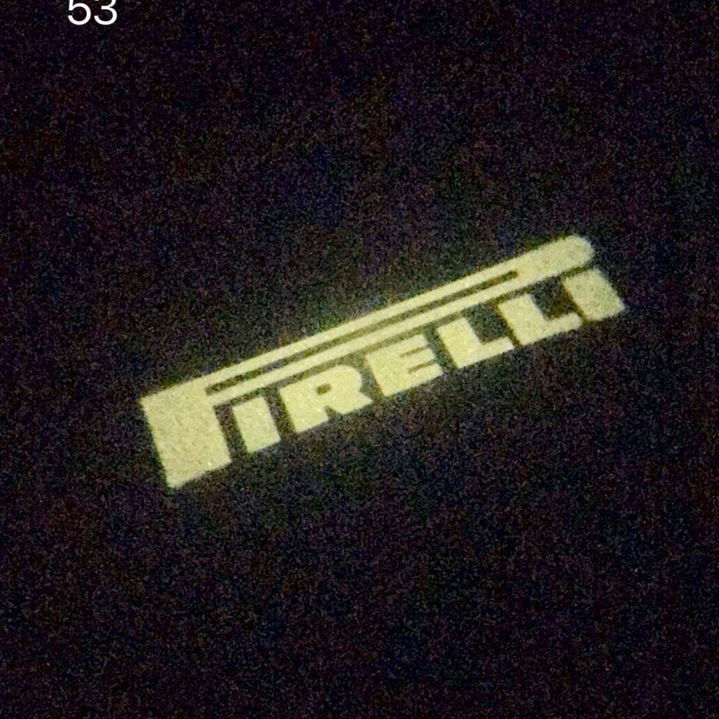 Volkswagen Luces de puerta PIRELLI Logo Nr. 42 (cantidad 1 = 2 películas con logotipo / 2 luces de puerta）