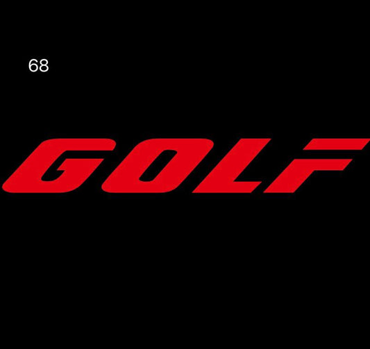 Fokswagen لباب GOLF Logo Nr. 49 (الكمية 1 = 2 Logo Films /2 Los lighs)