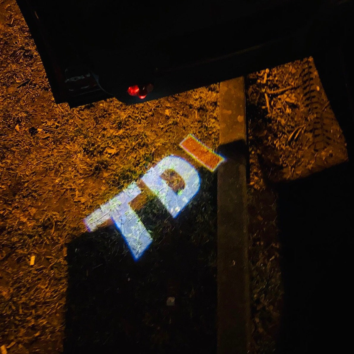 Volkswagen Luci porta TDI Logo Nr. 56 (quantità 1 = 2 Pellicole per logo / 2 luci porta）