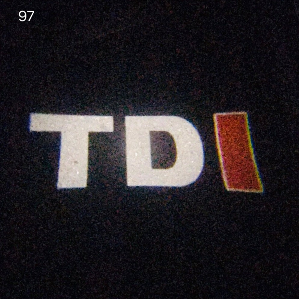 Volkswagen Luci porta TDI Logo Nr. 56 (quantità 1 = 2 Pellicole per logo / 2 luci porta）