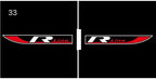 Volkswagen Door lights R LINE Logo Nr. 79 (quantità 1 = 2 Logo Films /2 luci porta)
