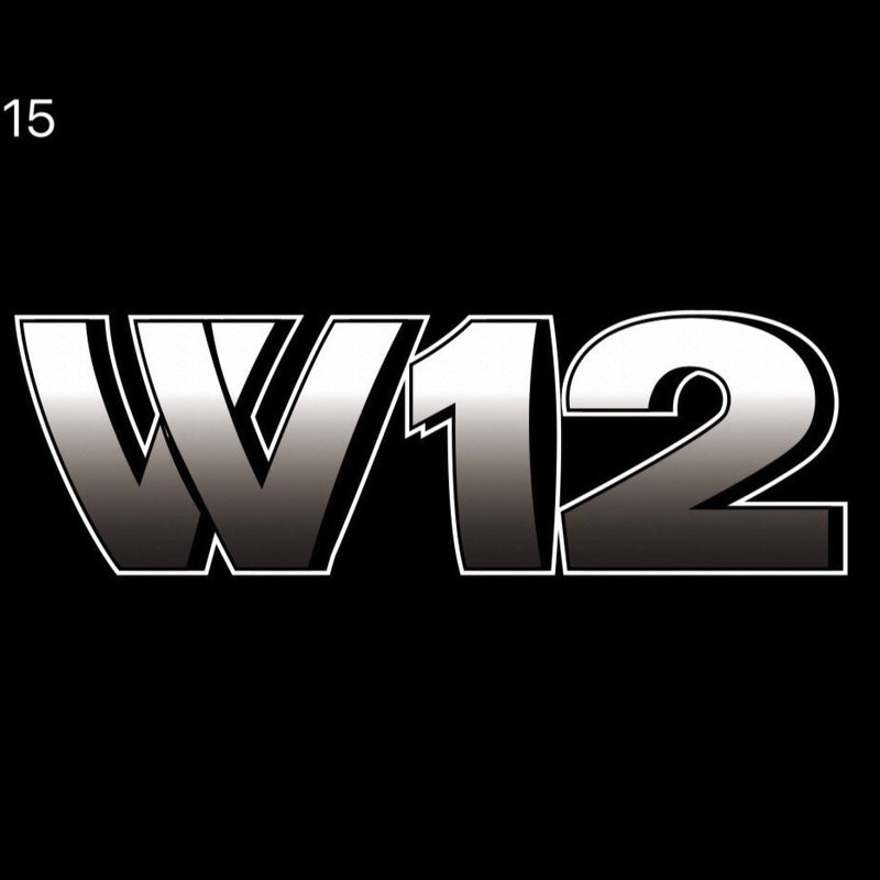 Volkswagen Porte luci W12 Logo Nr. 99 (quantità 1 = 2 Logo Films /2 luci porta)