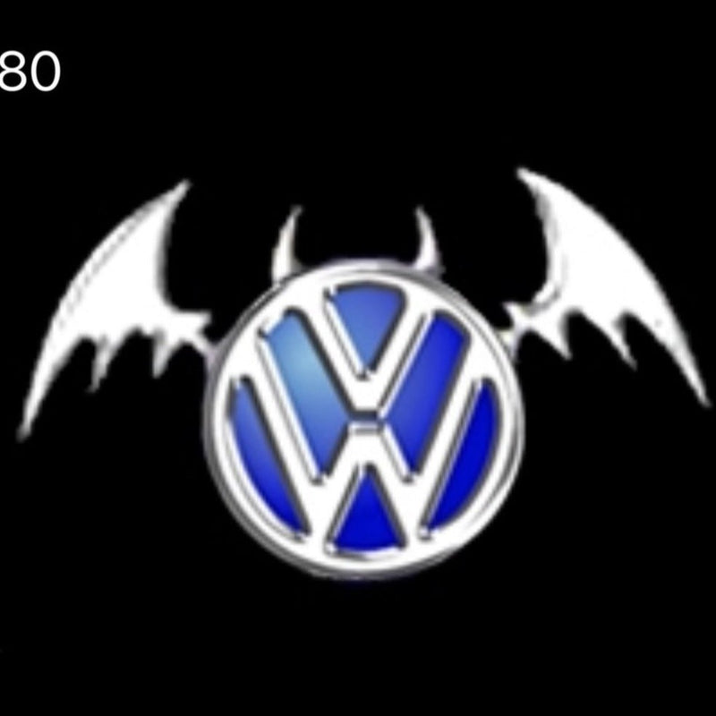 Volkswagen Türleuchten Logo Nr. 144 (Menge 1 = 2 Logofolien /2 Türleuchten)