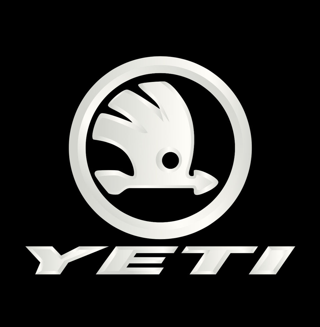 SKODA YETI LOGO LIGHTS Nr.53 (quantité 1 = 2 Logo Film / 2 feux de porte)