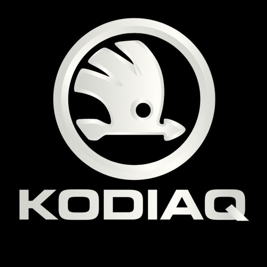 SKODA KODIAQ LOGO LIGHTS Nr.51 (الكمية 1 = 2 شعار فيلم / 2 أضواء الباب)