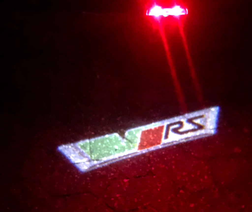 SKODA VRS  LOGO LIGHTS Nr.19 (quantity  1 =  2 Logo Film /  2 door lights)