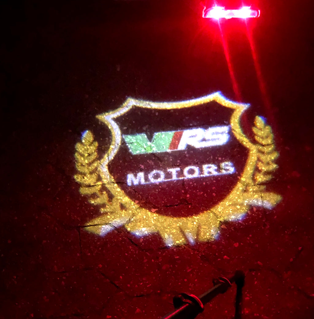 SKODA VRS LOGO PROJECTOR LIGHT Nr. 37 (quantité 1 = 2 Logo Film / 2 feux de porte)