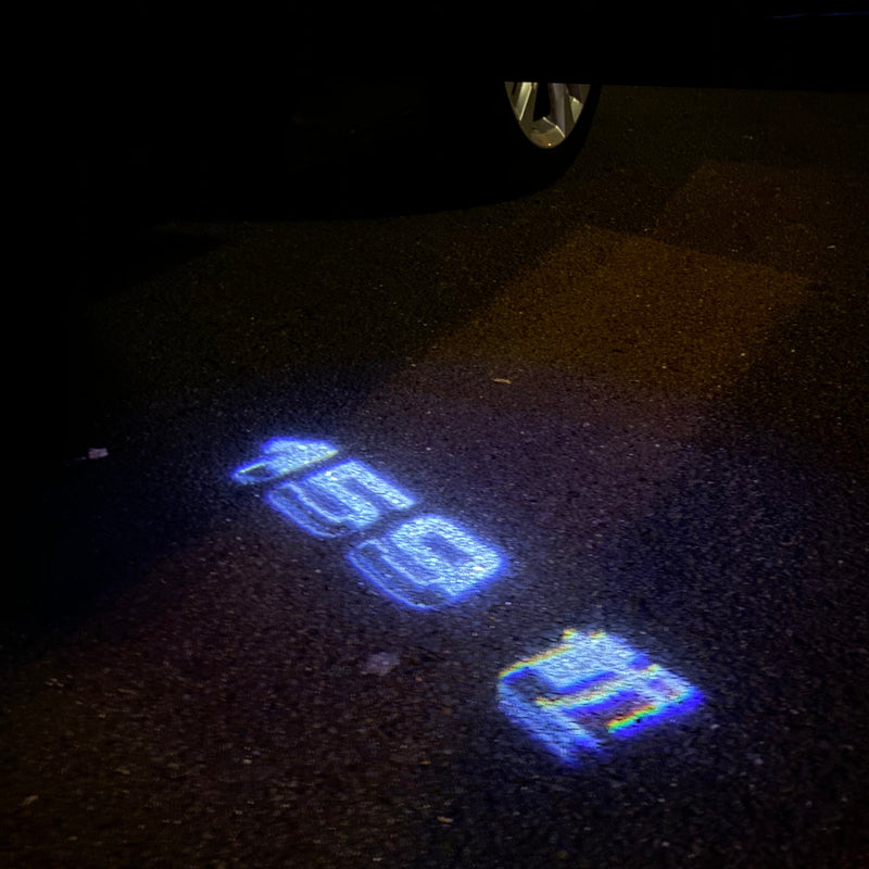 Auto Led Logo Türleuchten Projektor Geisterlichter Pfütze Willkommen Emblem Lampe  Beleuchtung Geist Schatten Ersatz für Alfa Romeo Kompatibel Giulia (2017-20