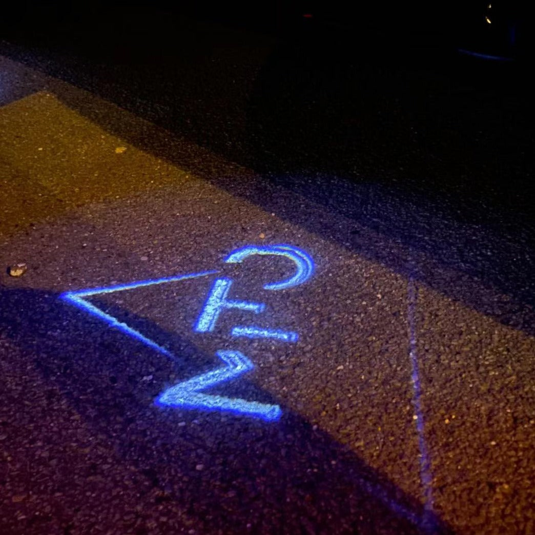 Alfa Romeo MiTo LOGO PROJECTOR LIGHTS Nr.100 (quantité 1 = 2 Logo Film / 2 portes lumières)