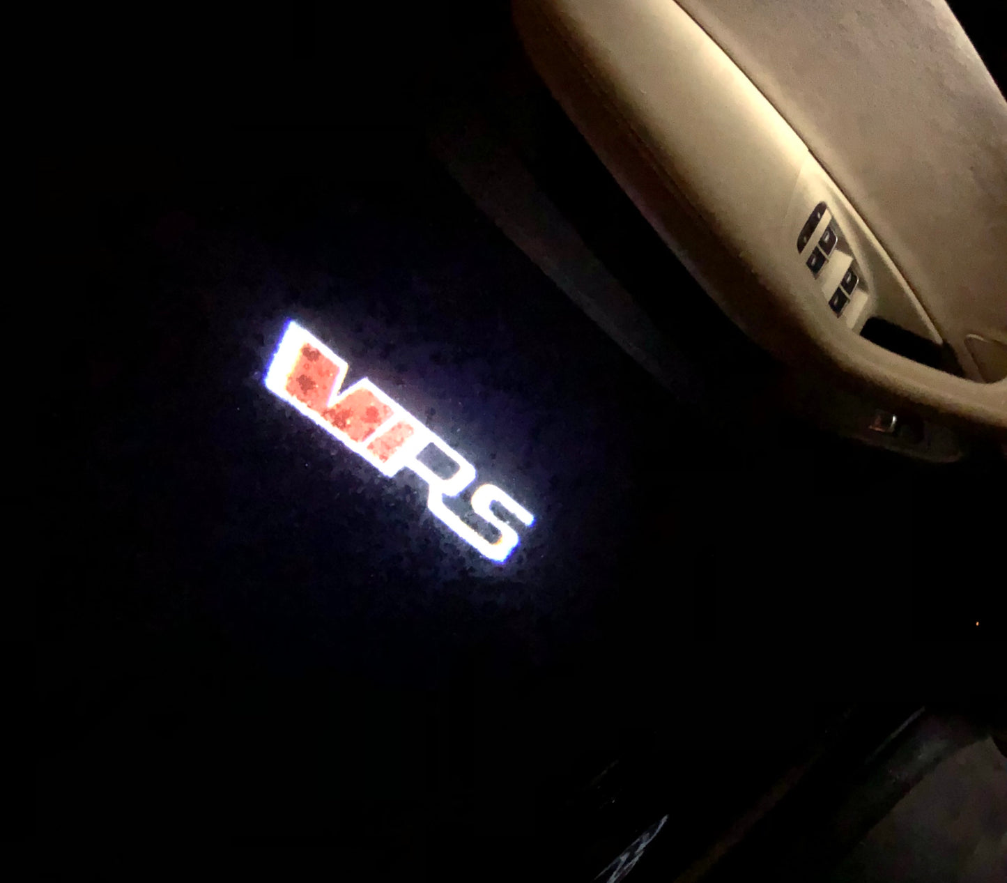 SKODA VRS LOGO PROJECTOT LIGHTS Nr.29 (Menge 1 = 2 Logo Film / 2 Türleuchten)