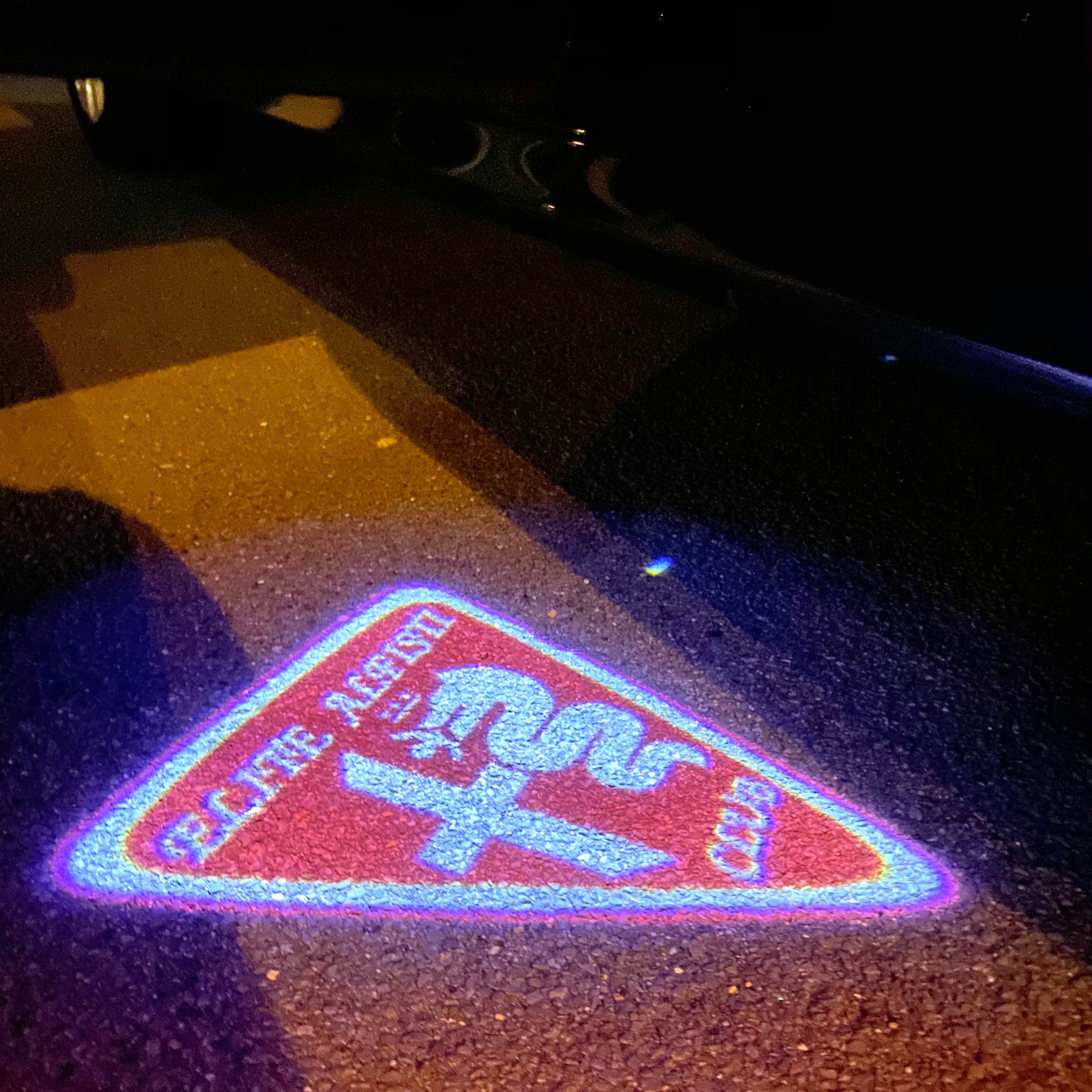 Alfa Romeo LOGO PROJECTOT LIGHTS Nr.46 (quantità 1 = 2 Logo Film / 2 luci porta)