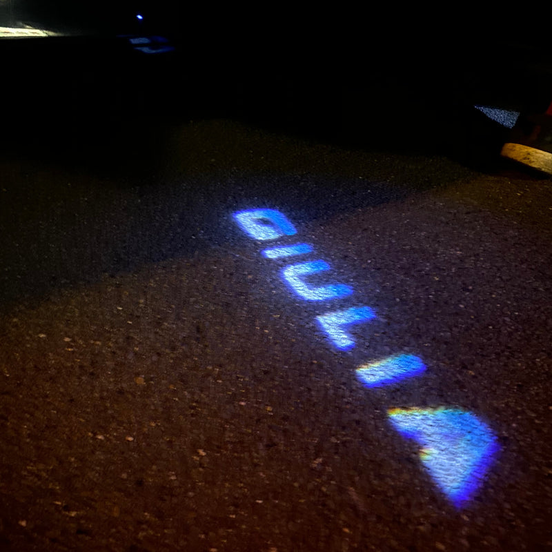 Alfa Romeo Giulia sign projection Light No. 49 (qty. 1 = 2 sign film / 2 Door Lights)
