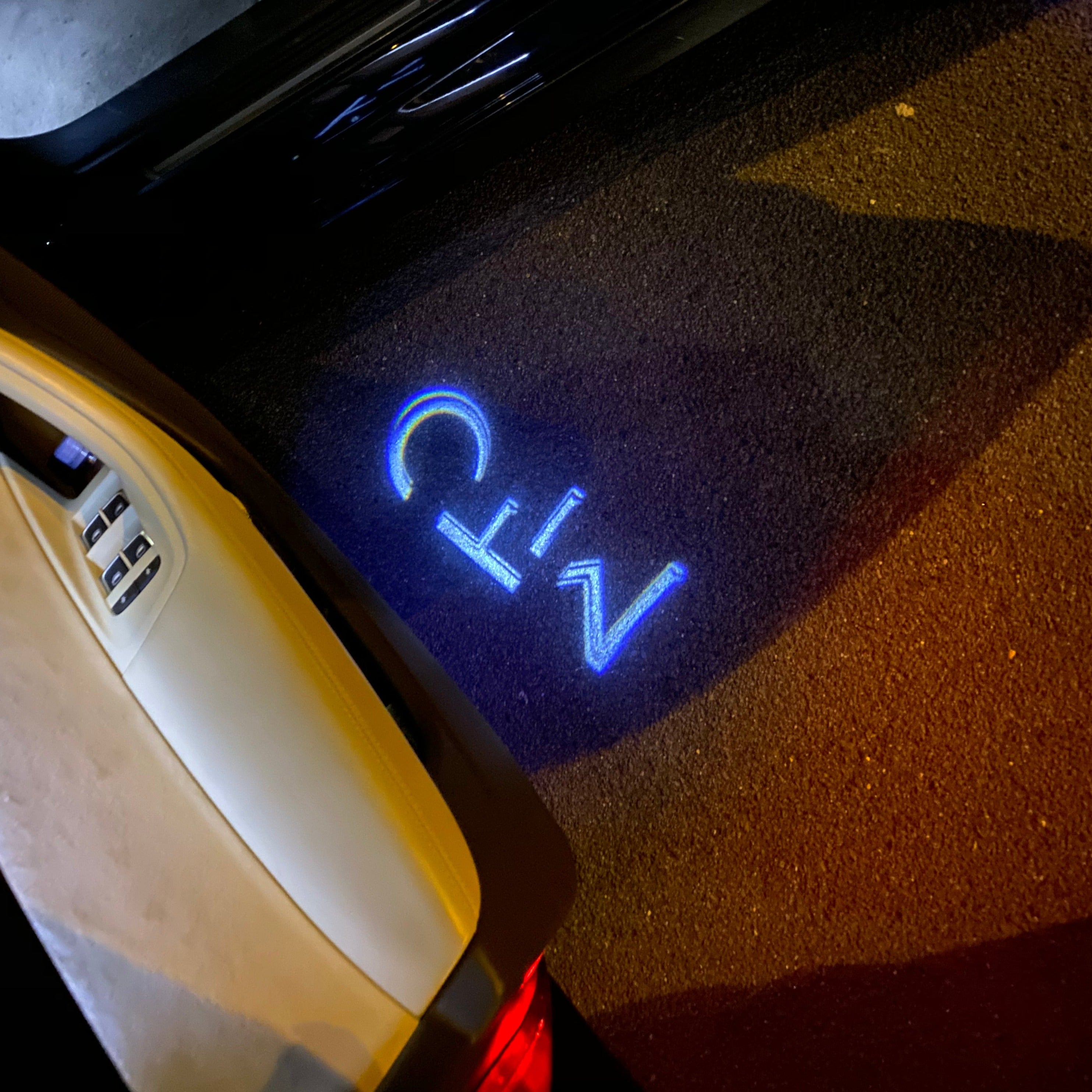 Alfa Romeo MiTo LOGO PROJECTOT LIGHTS Nr.101 (quantité 1 = 2 Logo Film / 2 feux de porte)