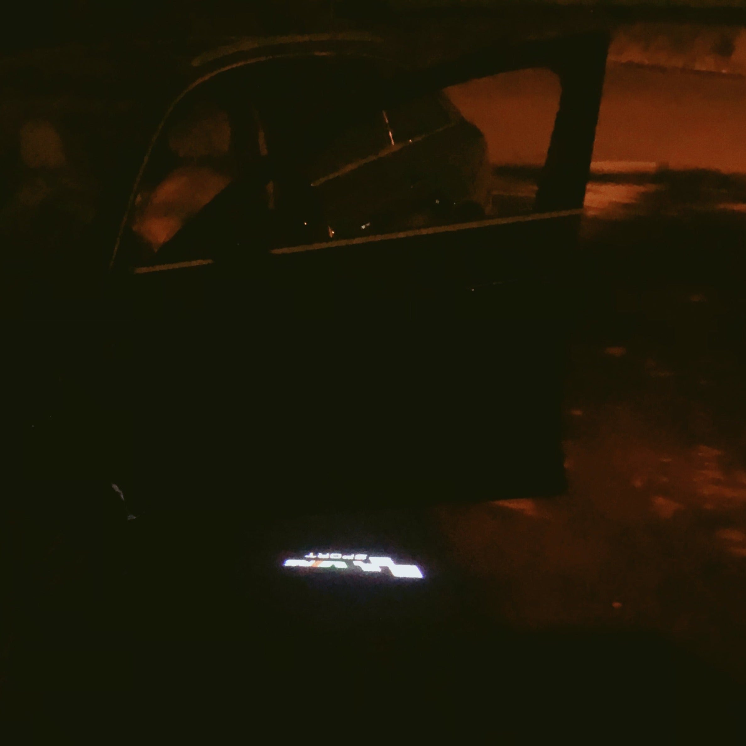 SKODA VRS LOGO FLOO lights Nr.22 (الكمية 1 = 2 Logo Film / 2 oP lights)