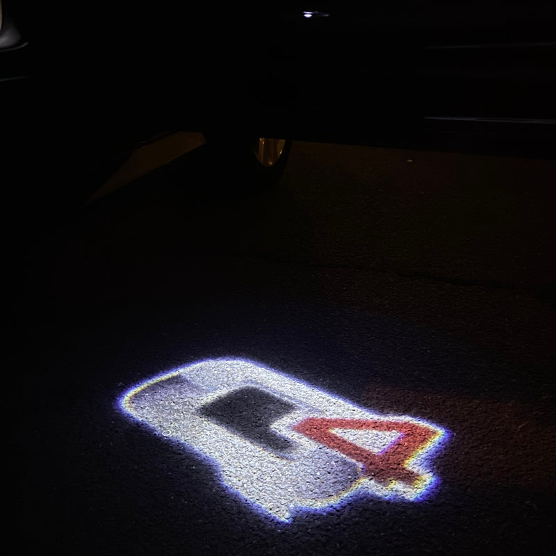 Alfa Romeo Q4 LOGO PROJECTOT LIGHTS Nr.01 (quantité 1 = 2 Logo Film / 2 portes lumières)