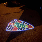Alfa Romeo LOGO PROJECTOR LIGHTS Nr.45 (quantité 1 = 2 Logo Film / 2 portes lumières)