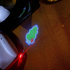 Alfa Romeo Biscione Snake LOGO PROJECTOR LIGHTS Nr.42 (الكمية 1 = 2 Logo Film / 2 Door Lights)