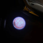 Alfa Romeo RED COLOR LOGO PROJECTOT LIGHTS Nr.23 (quantity  1 =  2 Logo Film /  2 door lights