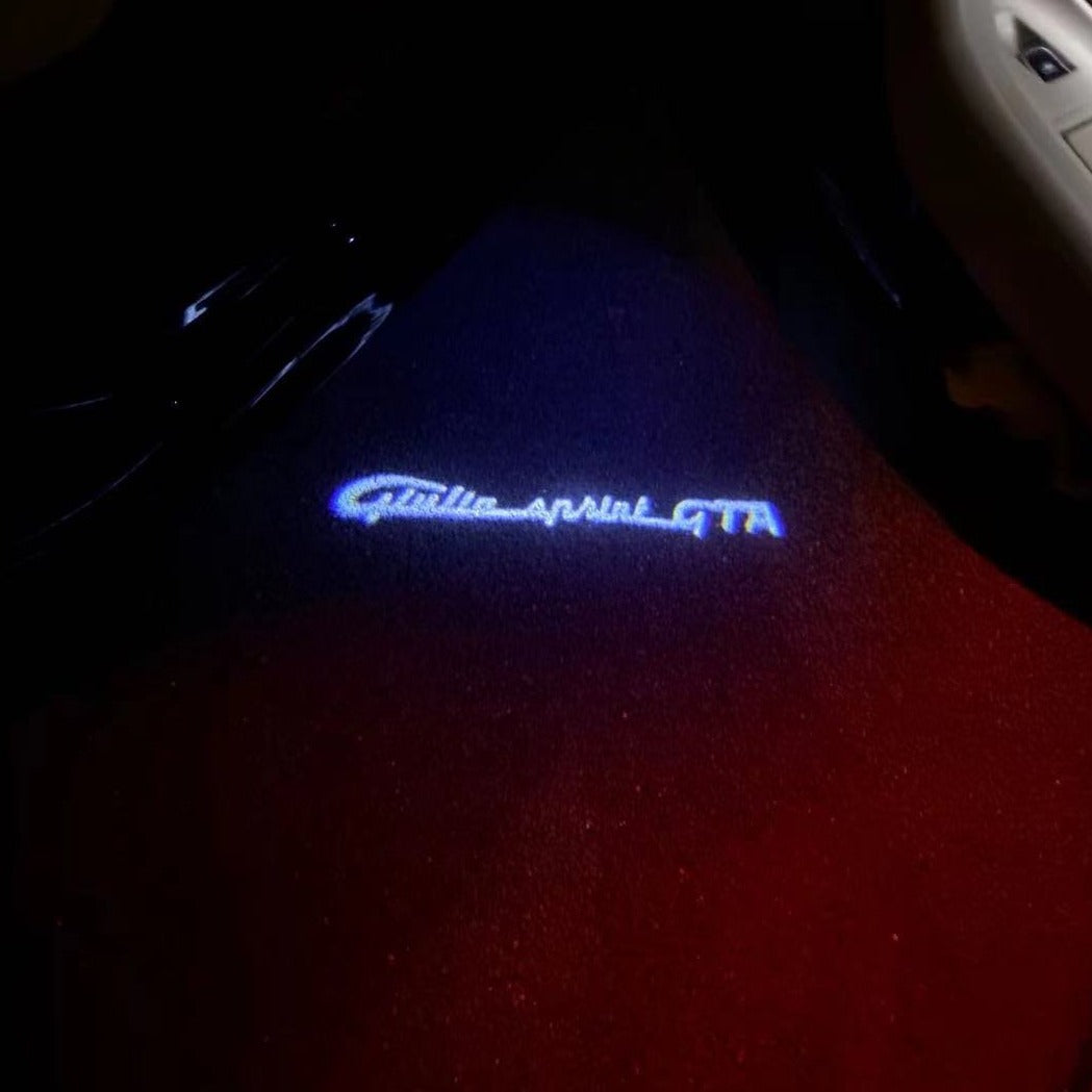 Alfa Romeo Giulietta GTA LOGO PROJECTOR LIGHTS N.76 (quantité 1 = 2 Logo Film / 2 portes lumières)