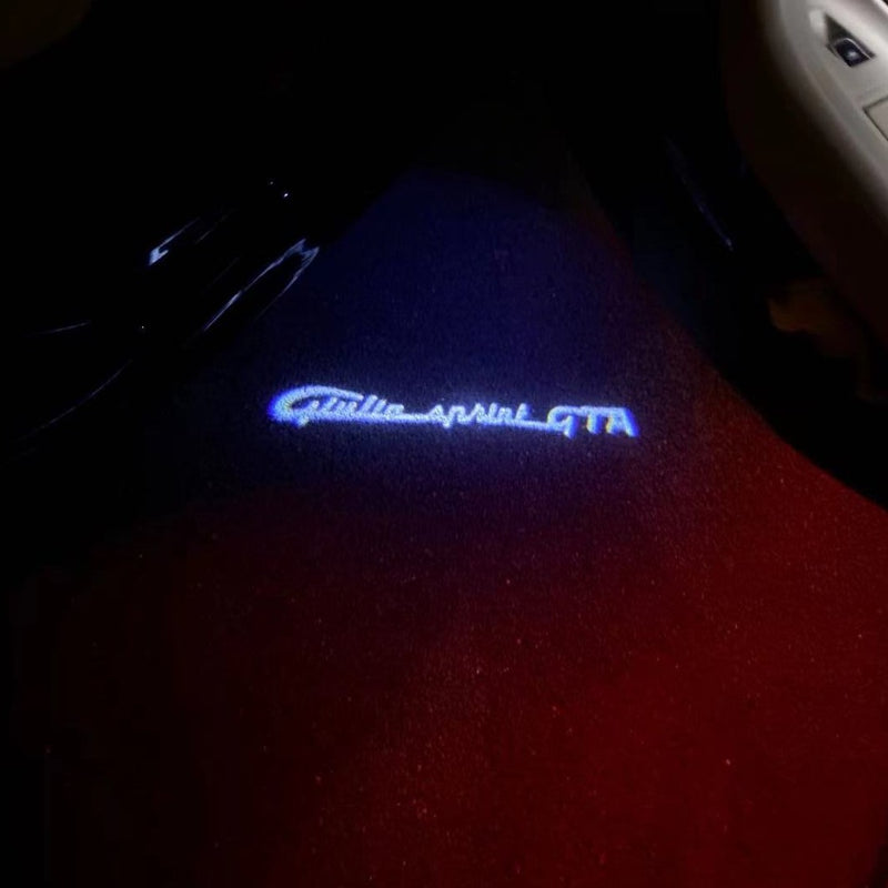 Alfa Romeo Giulietta GTA LOGO PROJECTOR LIGHTS N.76 (quantité 1 = 2 Logo Film / 2 portes lumières)