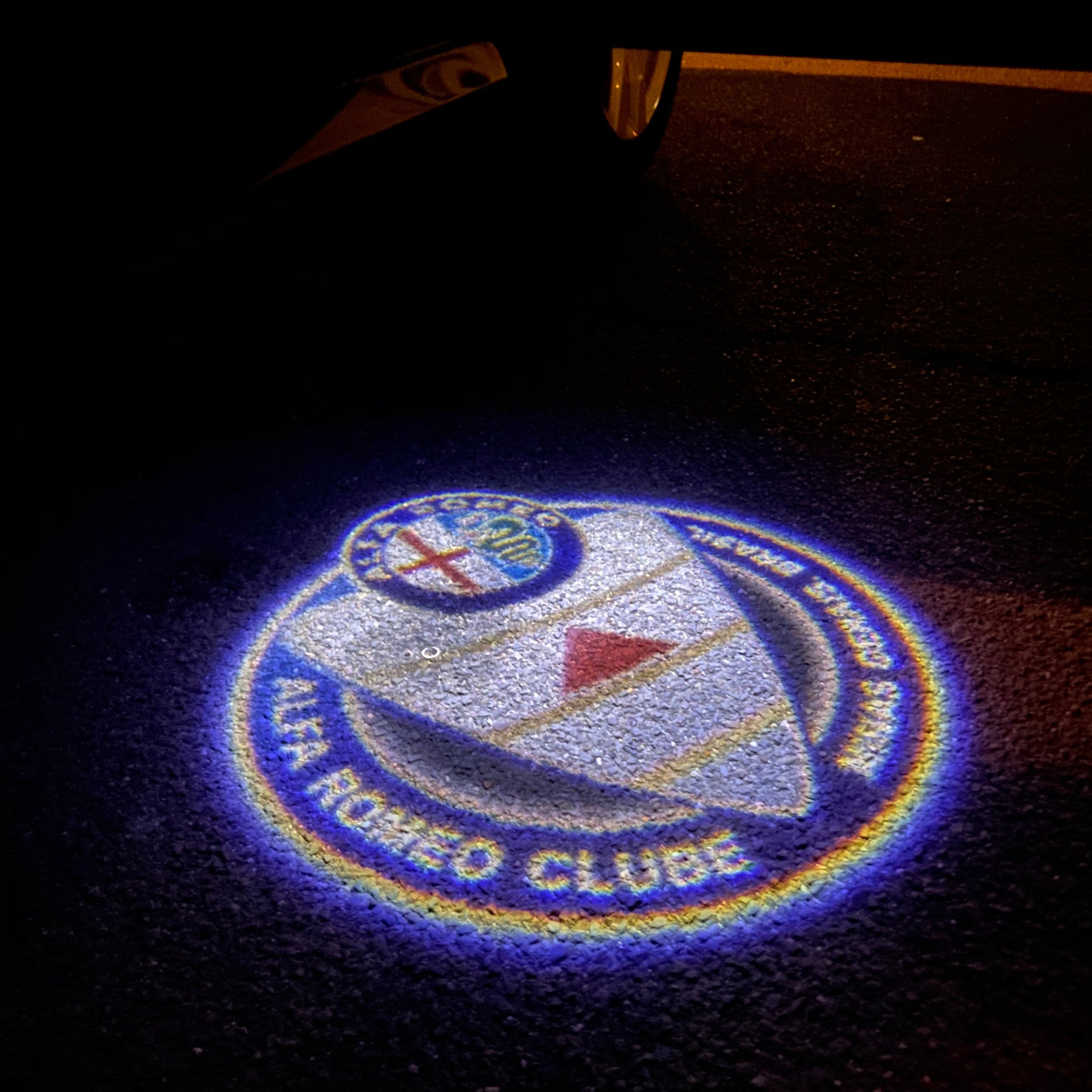 Alfa Romeo LOGO PROJECTOR LIGHTS Nr.39 (quantité 1 = 2 Logo Film / 2 portes lumières)