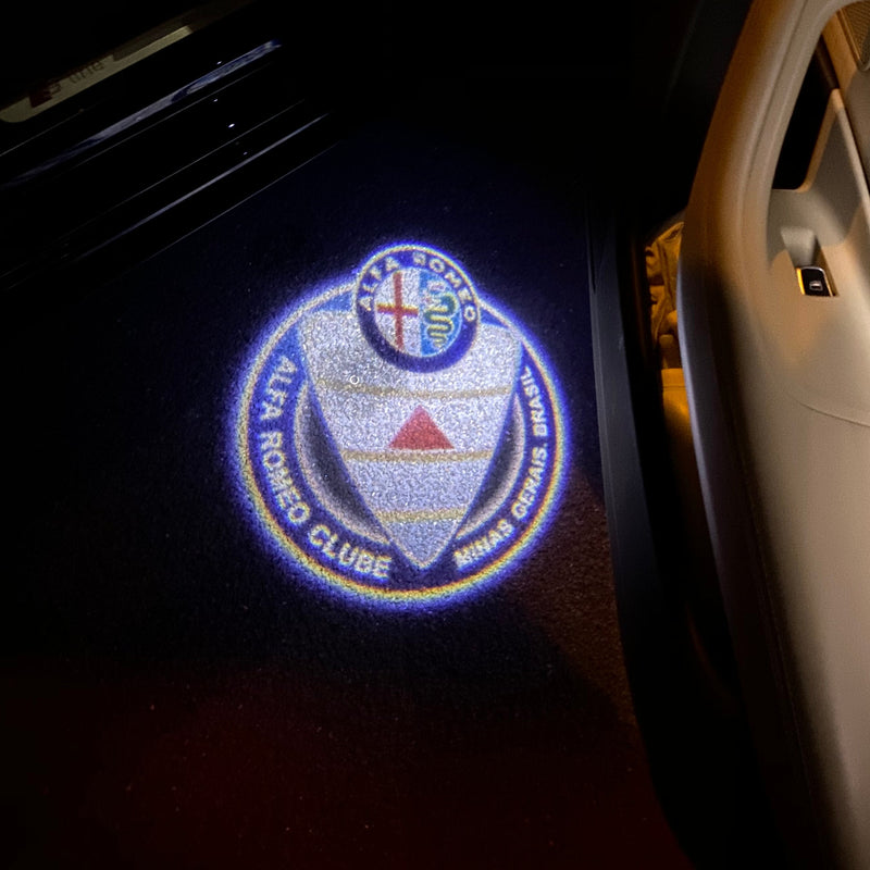 Alfa Romeo LOGO PROJECTOR LIGHTS Nr.39 (Menge 1 = 2 Logo Film / 2 Türlichter)