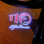 Alfa Romeo LOGO PROJECTOT LIGHTS Nr.26 (quantité 1 = 2 Logo Film / 2 feux de porte)
