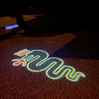 Alfa Romeo Biscione snake LOGO PROJECTOR LIGHTS Nr.41 (quantité 1 = 2 Logo Film / 2 portes lumières)